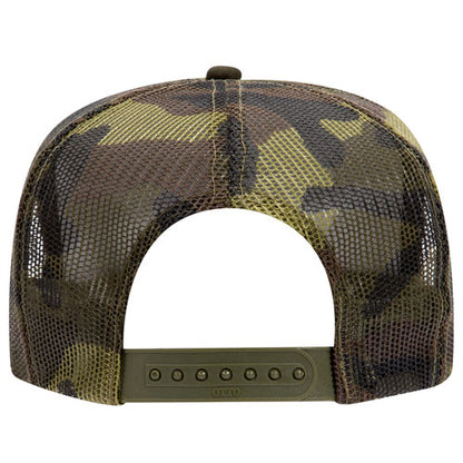 YJ Teens Camo Foam Trucker